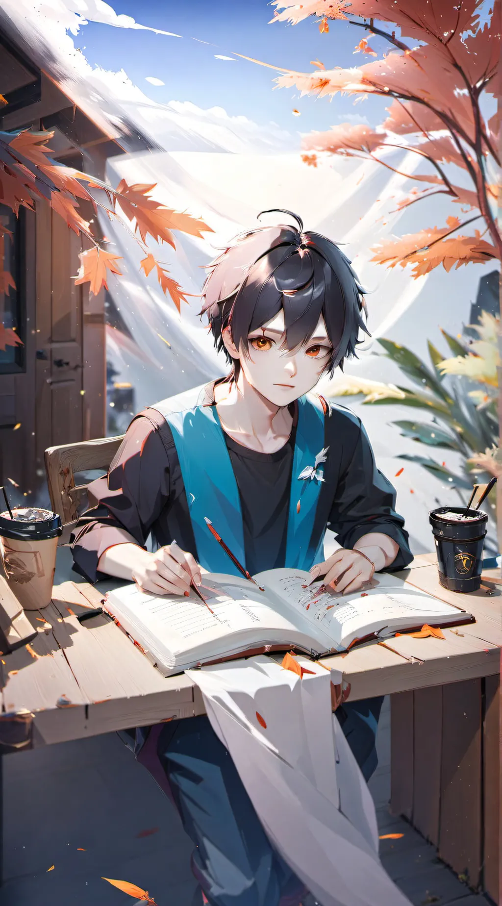 ai character: • Kai • background