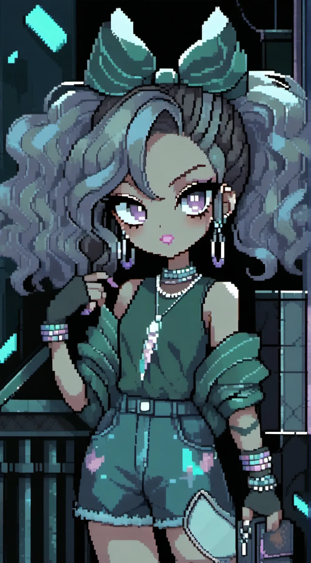 ai character: clawdeen wolf background