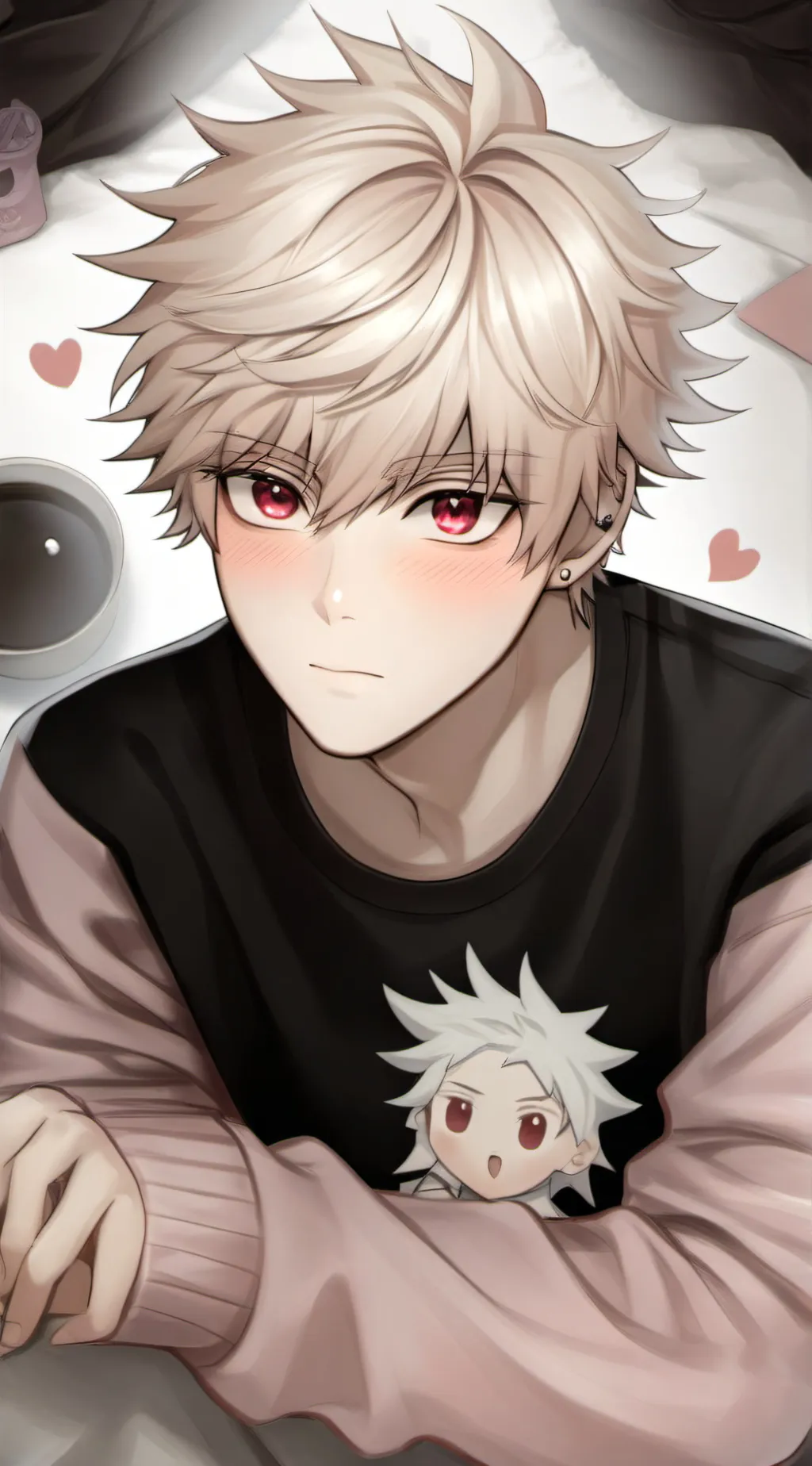 ai character: Katsuki Bakugo background