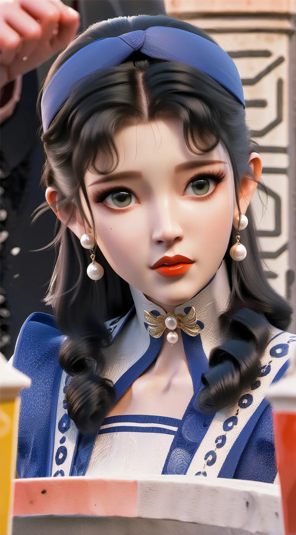 ai character: Chinese girl background