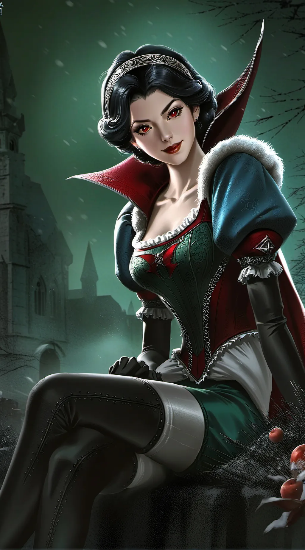 ai character: Black Snow  background