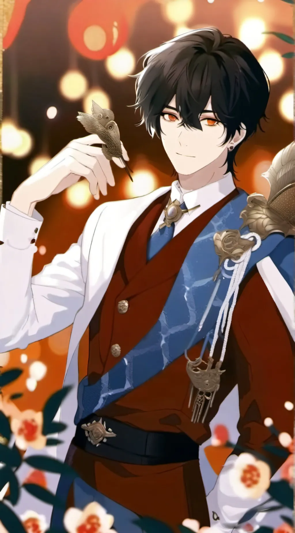 ai character: Xander  background