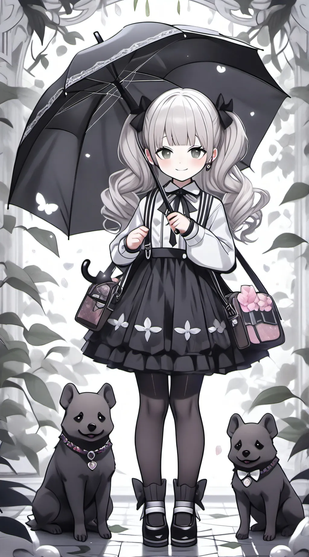 ai character: Umbrella Academy  background