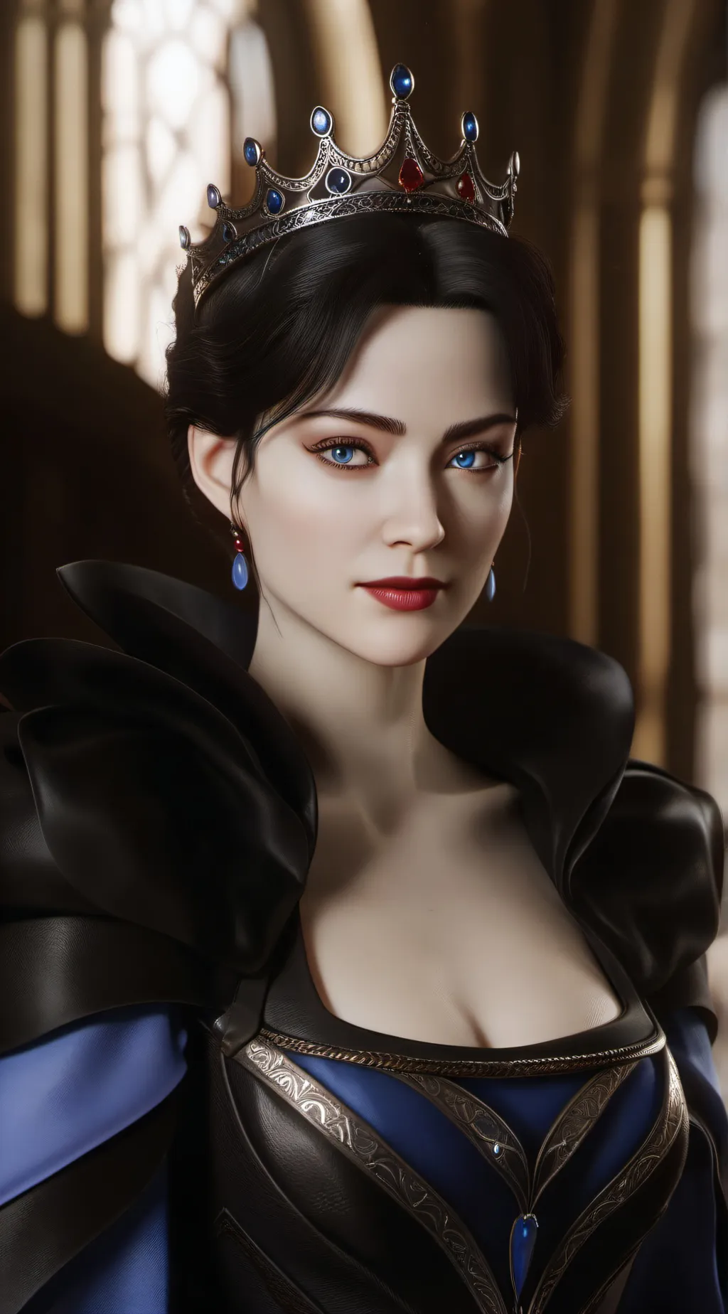 ai character: Queen ￼Valerie￼ background