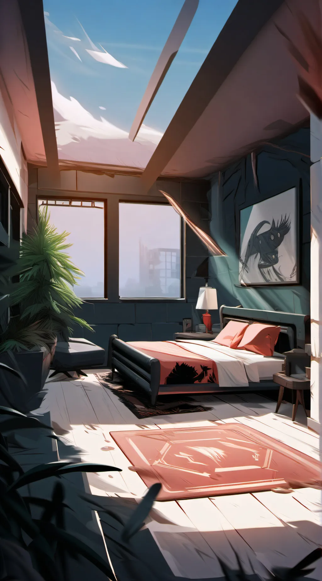 ai character: Hazbin hotel background