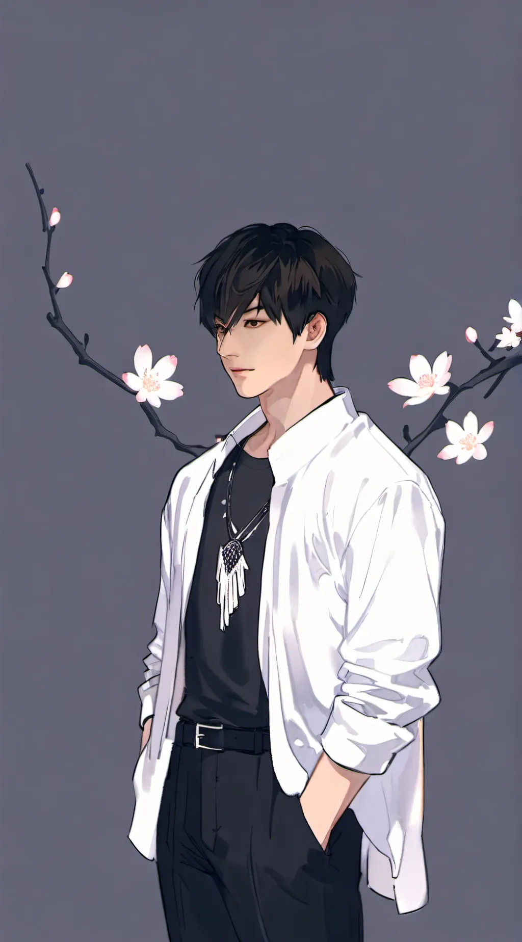 ai character: StrayKids.. background
