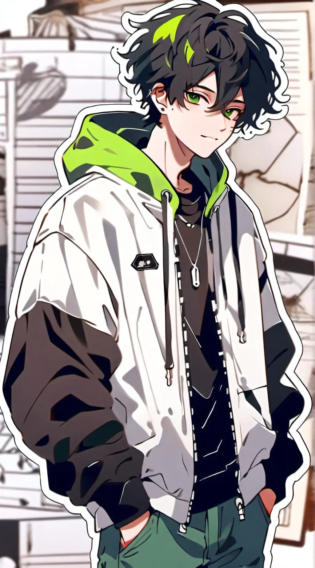 ai character: ~•Colin•~ background
