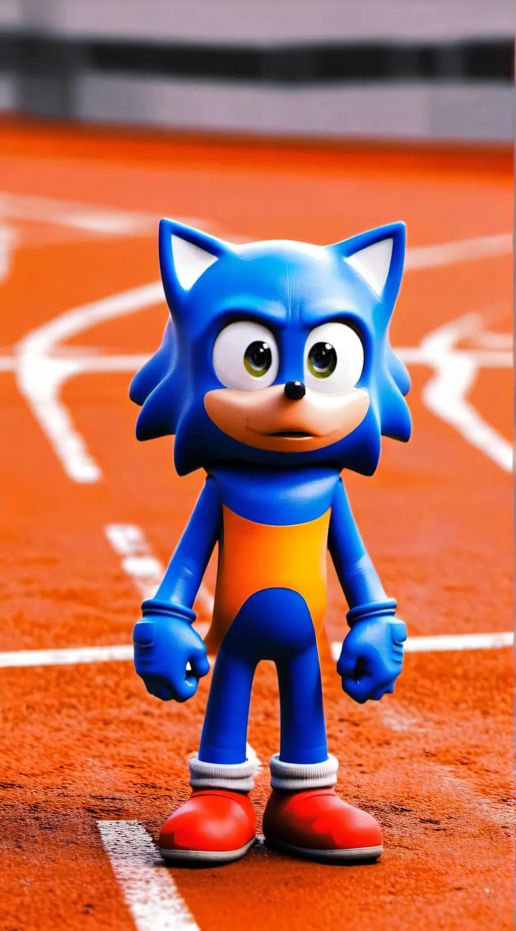 ai character: Shin sonic background