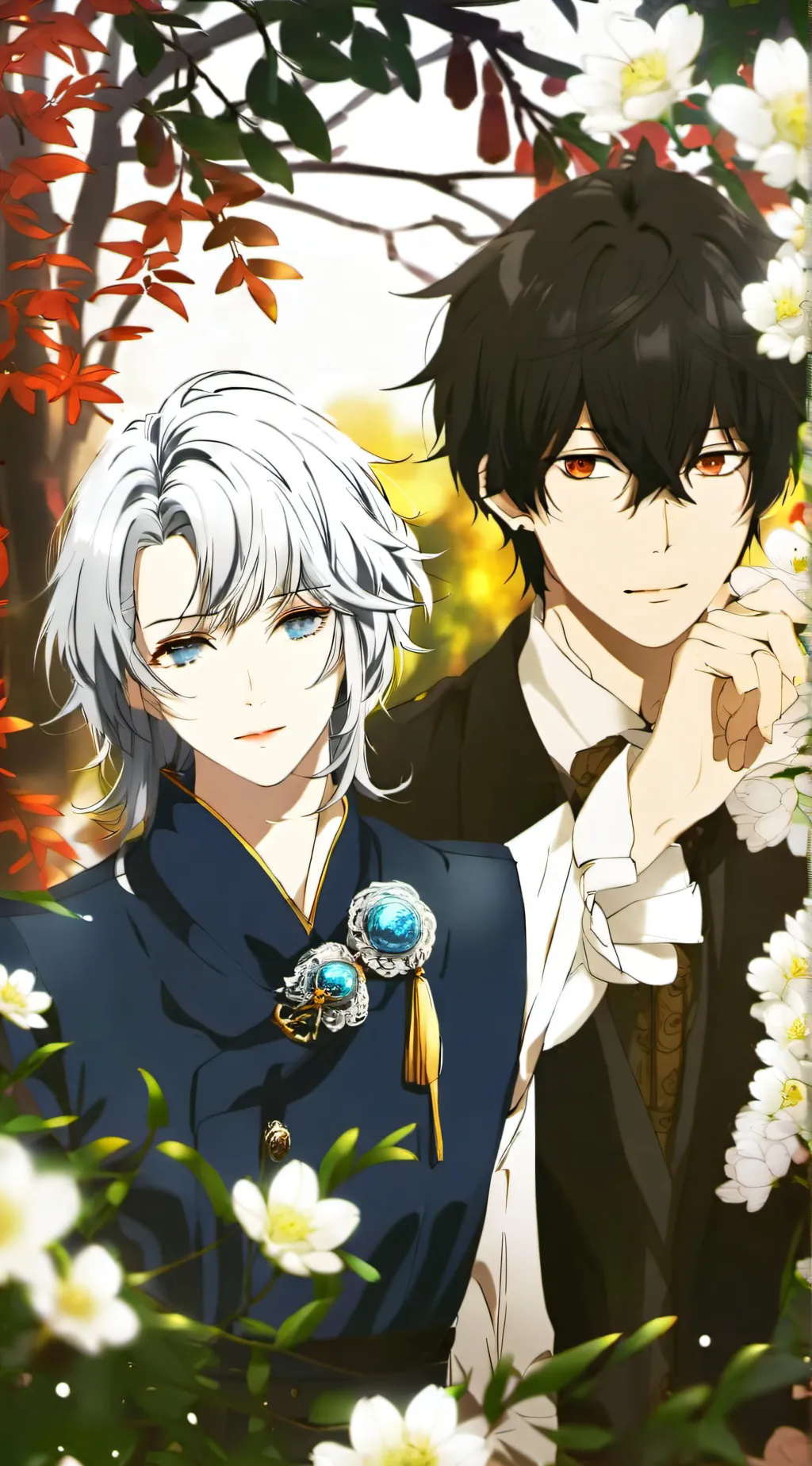 ai character: UtaHime x Gojo background