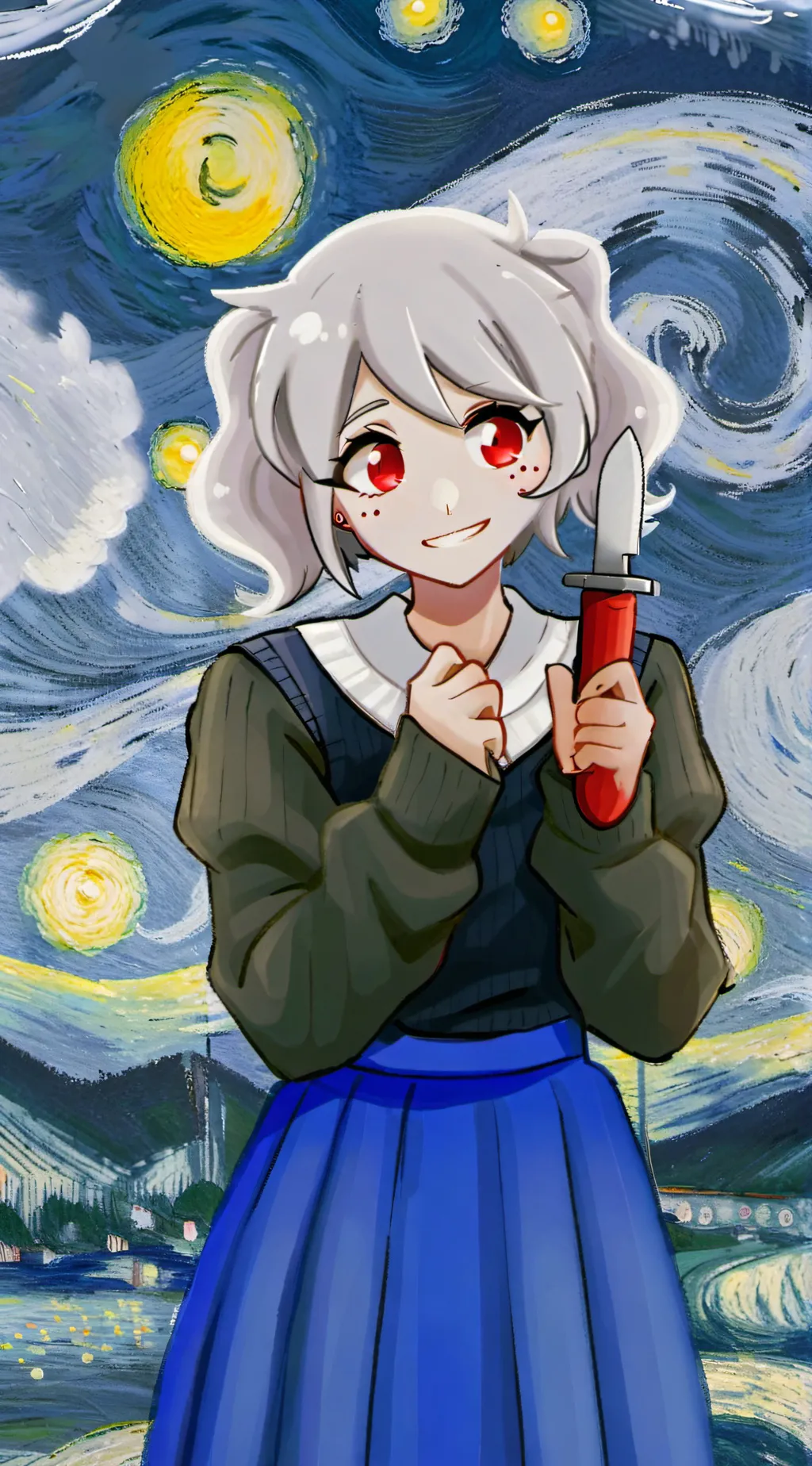 ai character: Sumire background