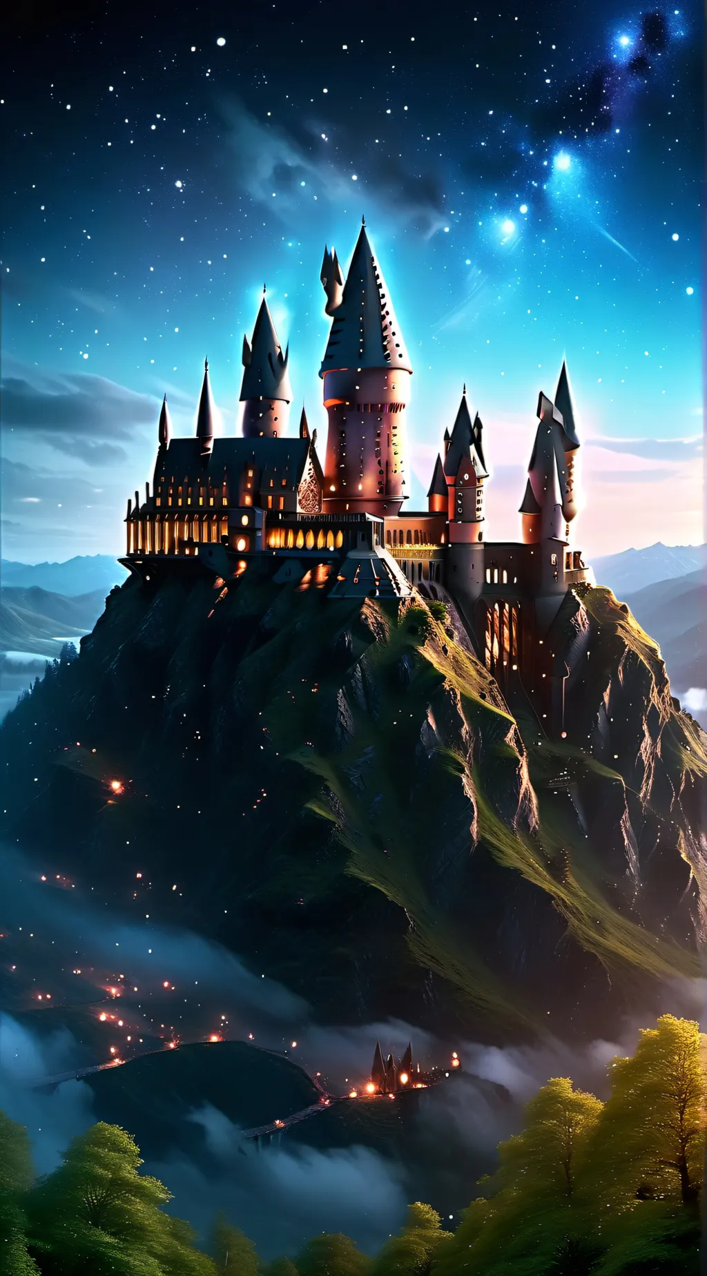 ai character: hogwarts background