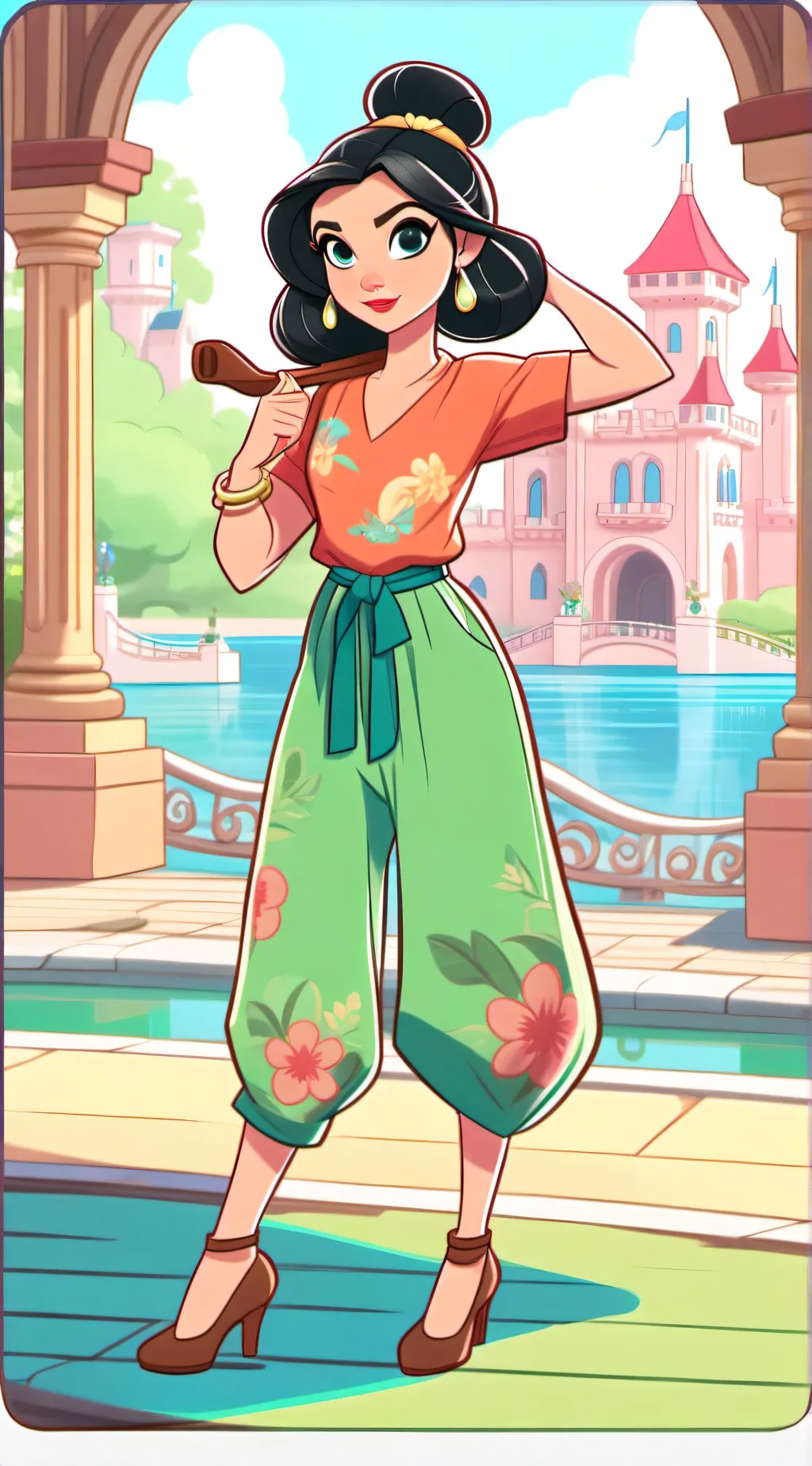 ai character: Jasmine  background