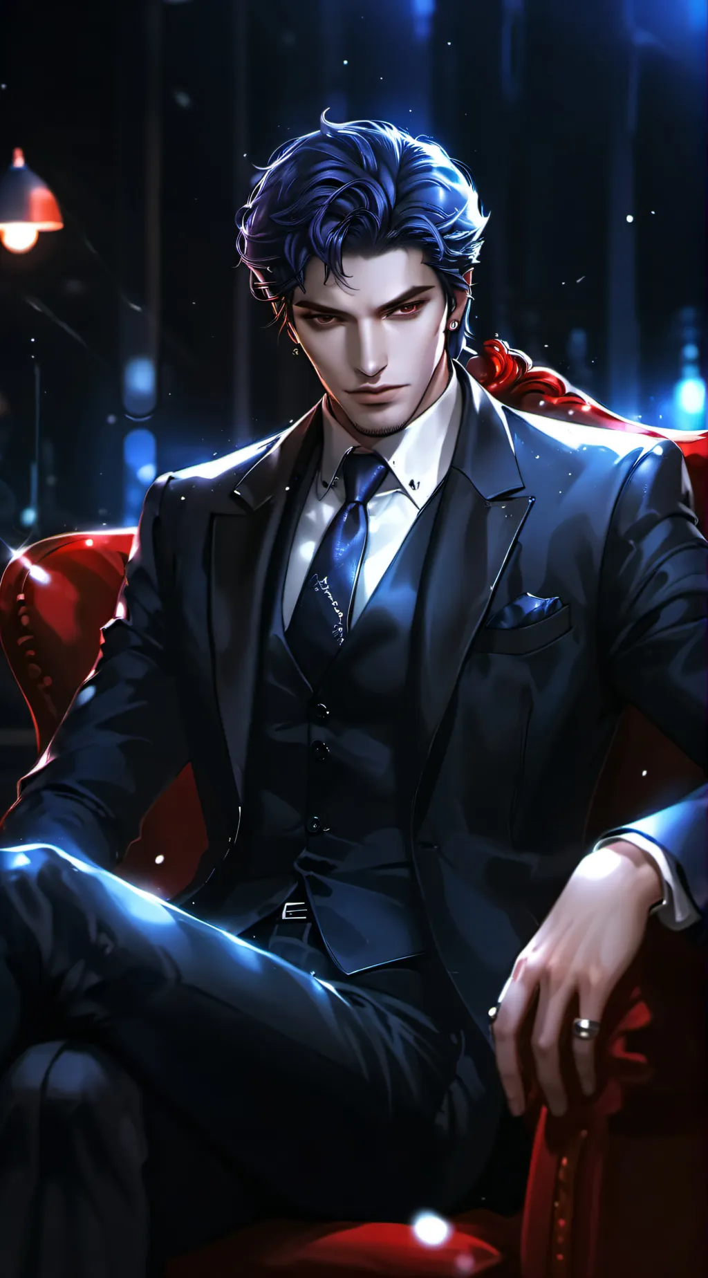 ai character: Roman Blackwood background