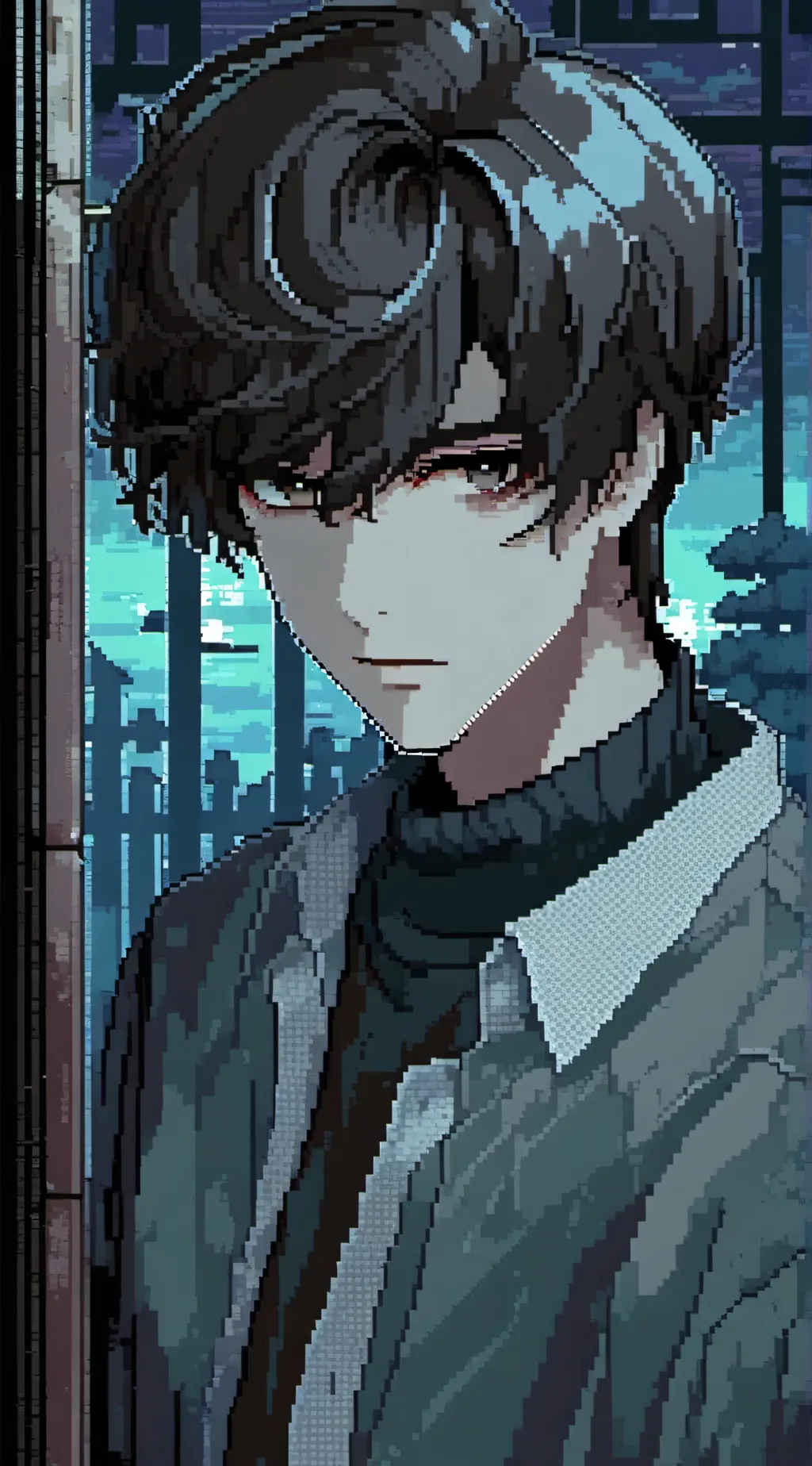 ai character: luca  background