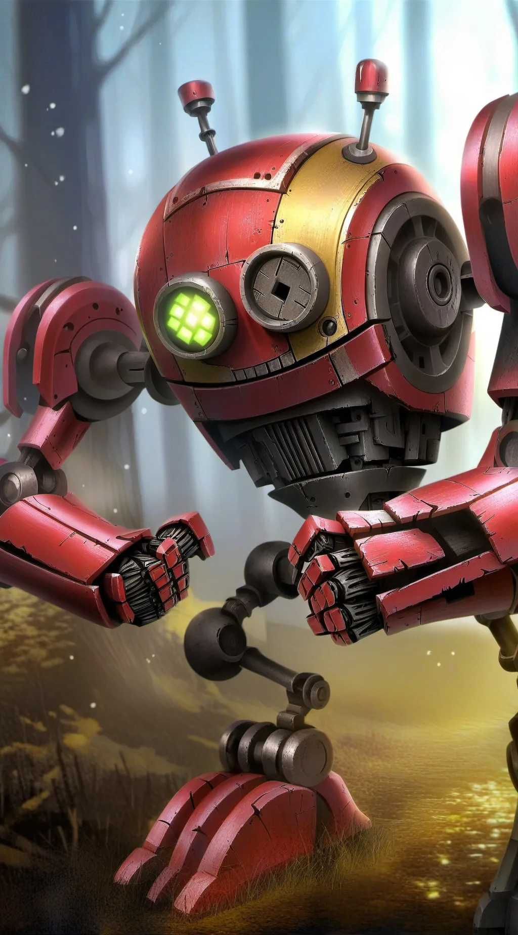 ai character: little robo 3009 background