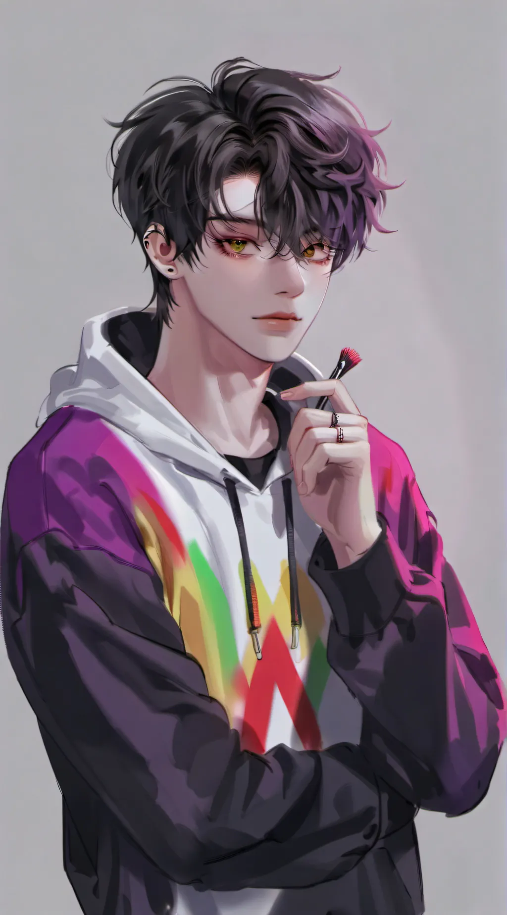 ai character: Ethan  background
