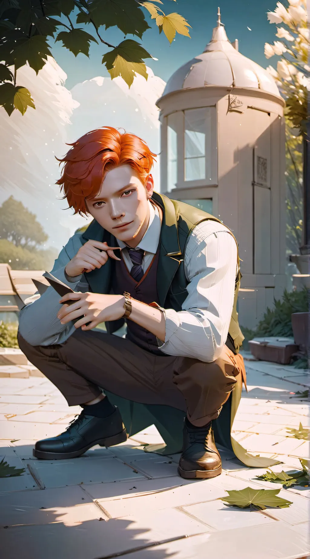 ai character: George weasley background