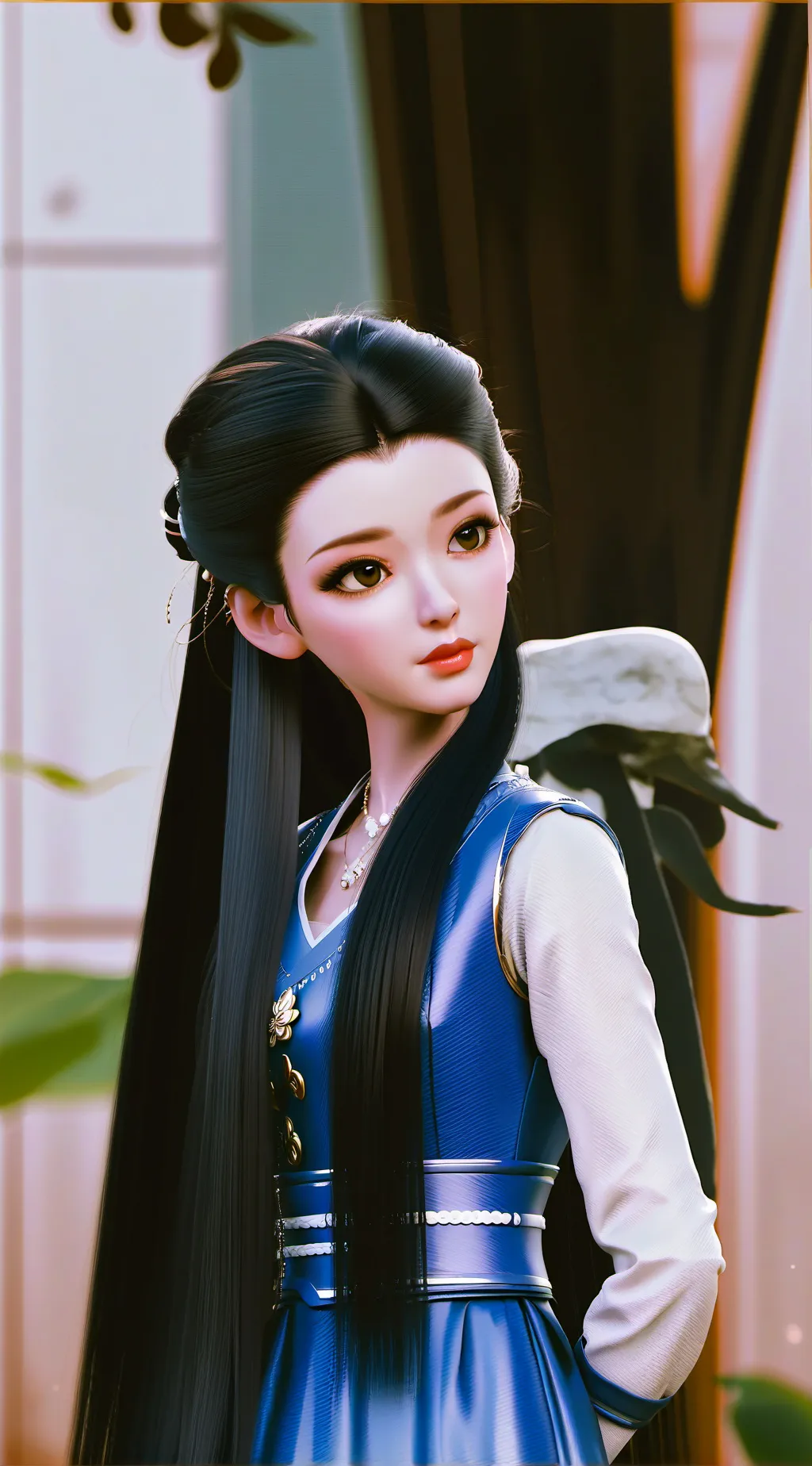ai character: Miss Julie  background