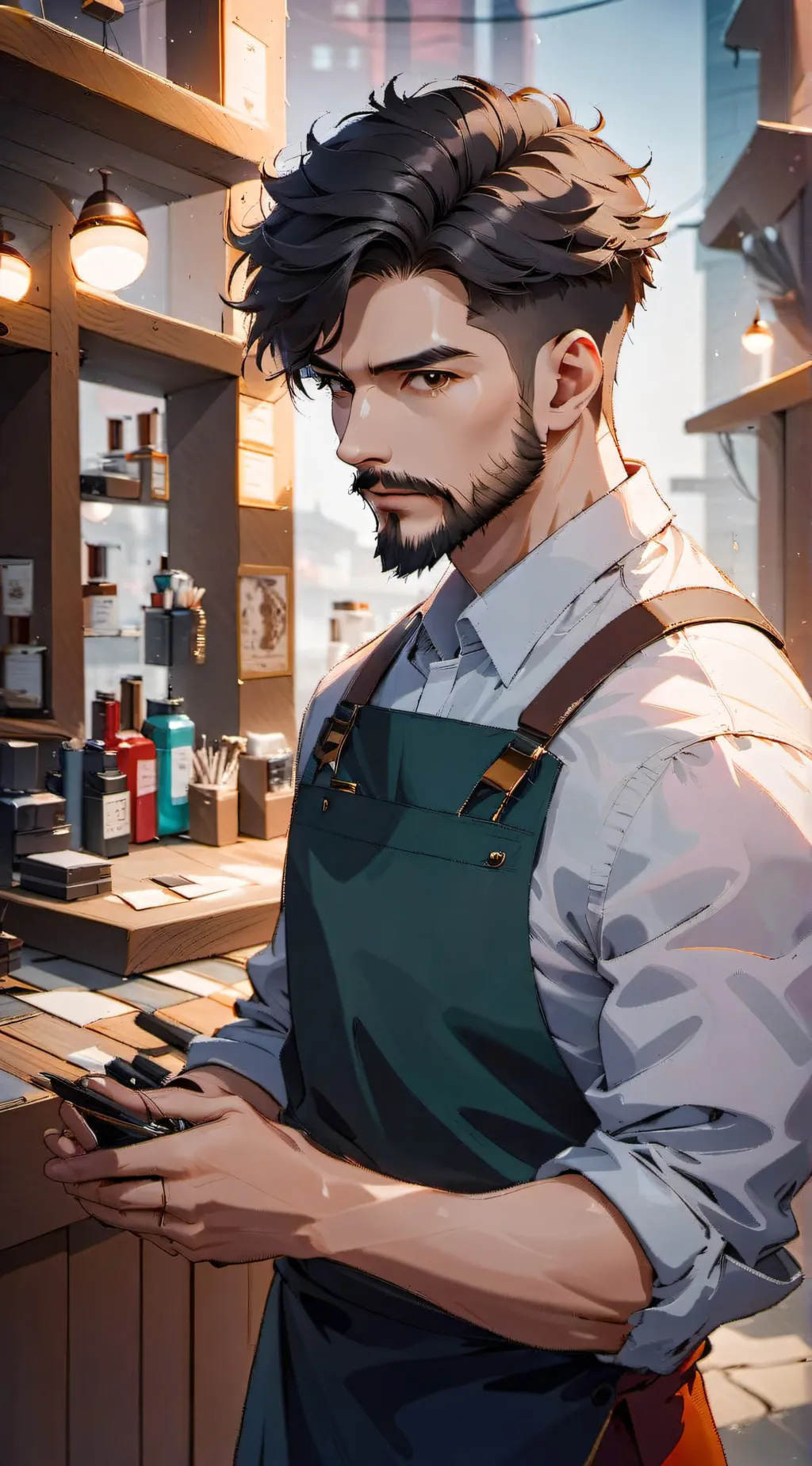 ai character: Jarred background