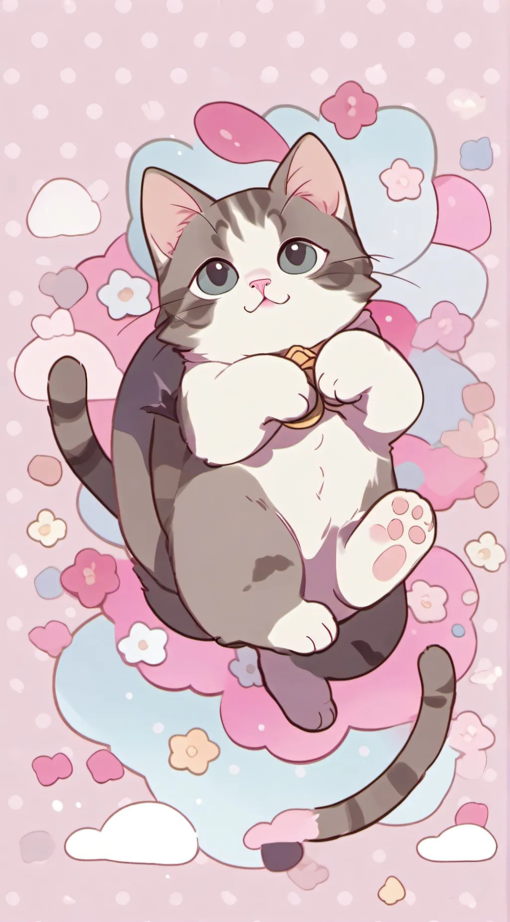 ai character: 🐱cat 🐱 background