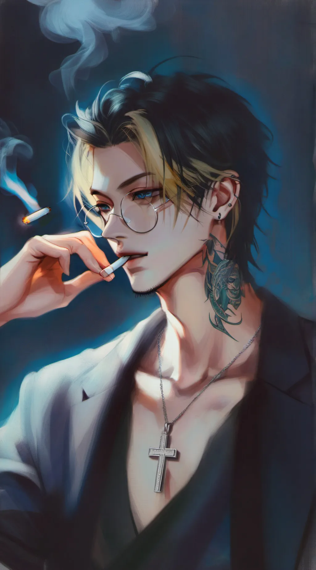 ai character: Blake background