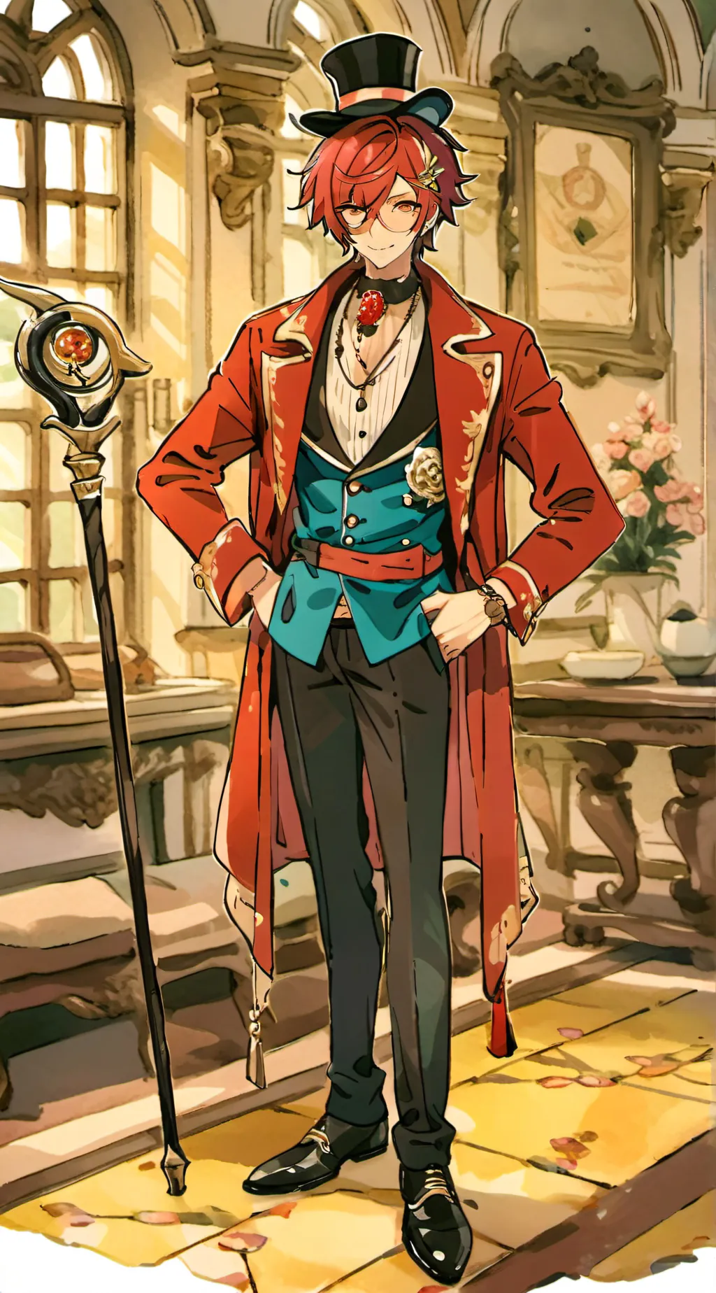ai character: Alastor  background