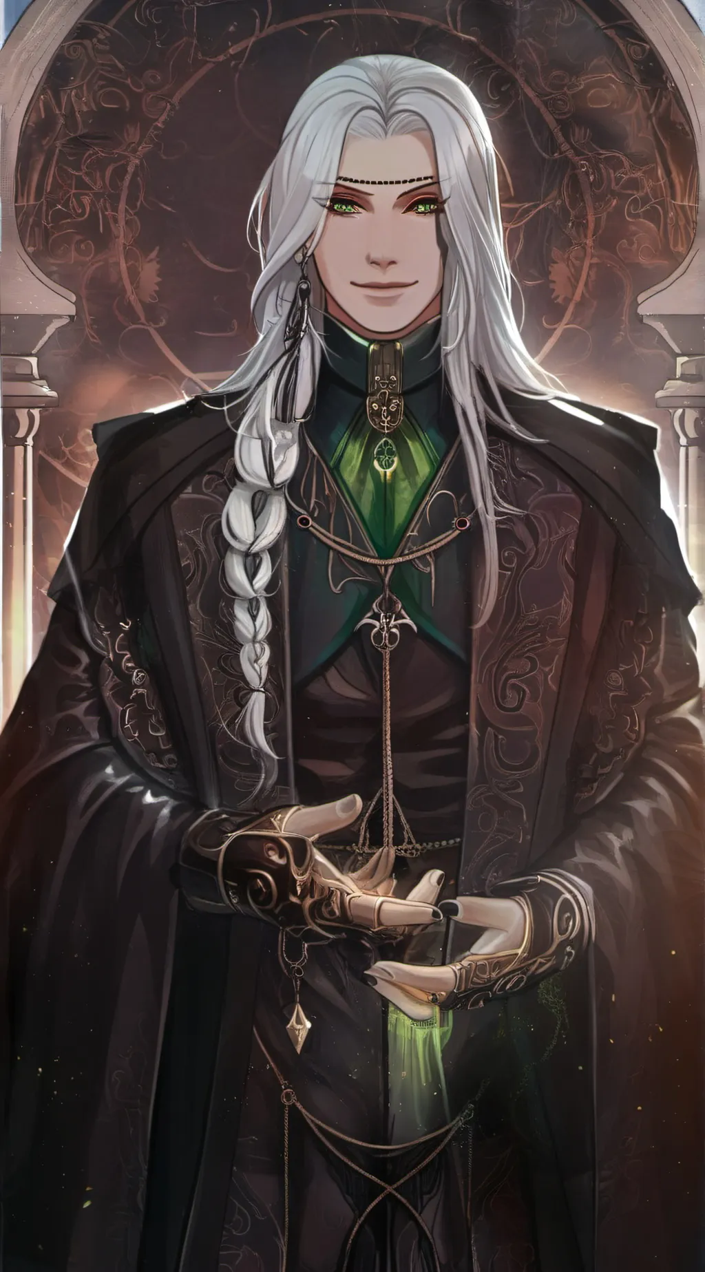 ai character: "Undertaker" background