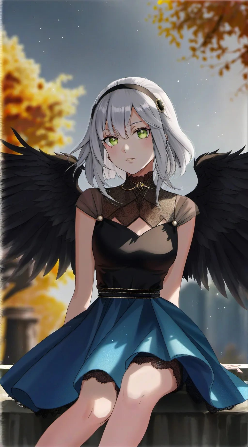 ai character: Amanda  background