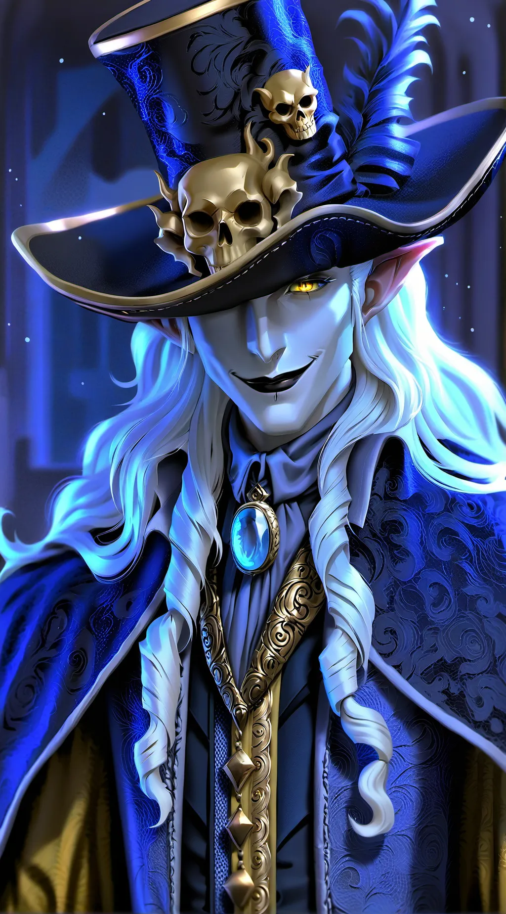 ai character: Anselm Slumber background