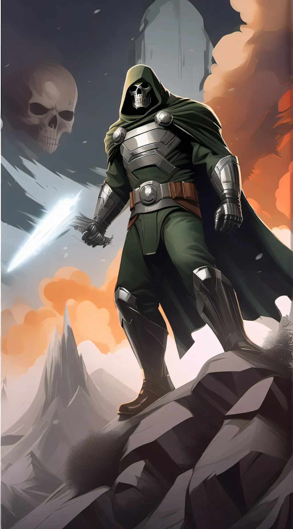ai character: Dr. Von Doom background