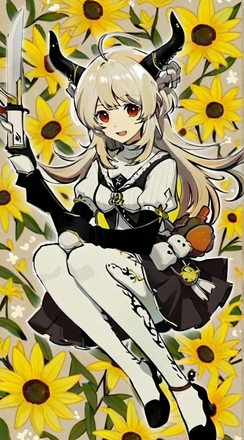 ai character: Hanako Katsuri background