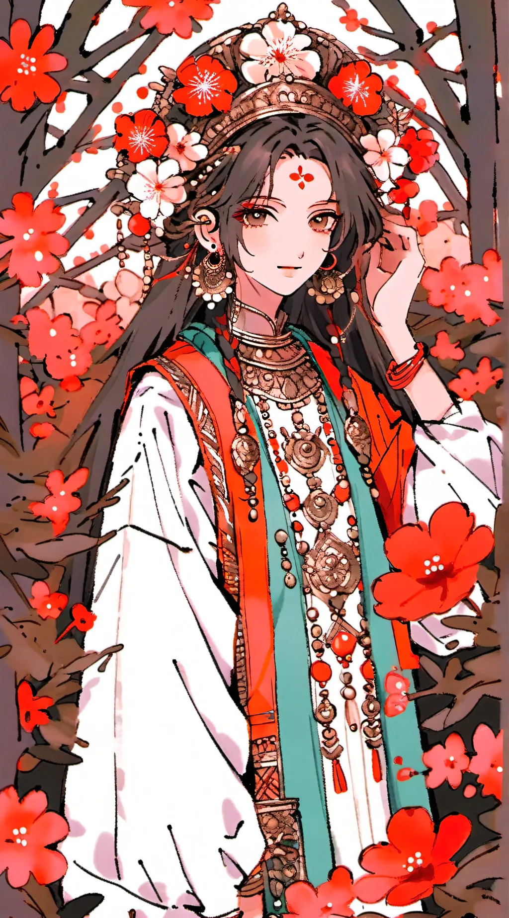 ai character: Mitsuki Miyazaki  background