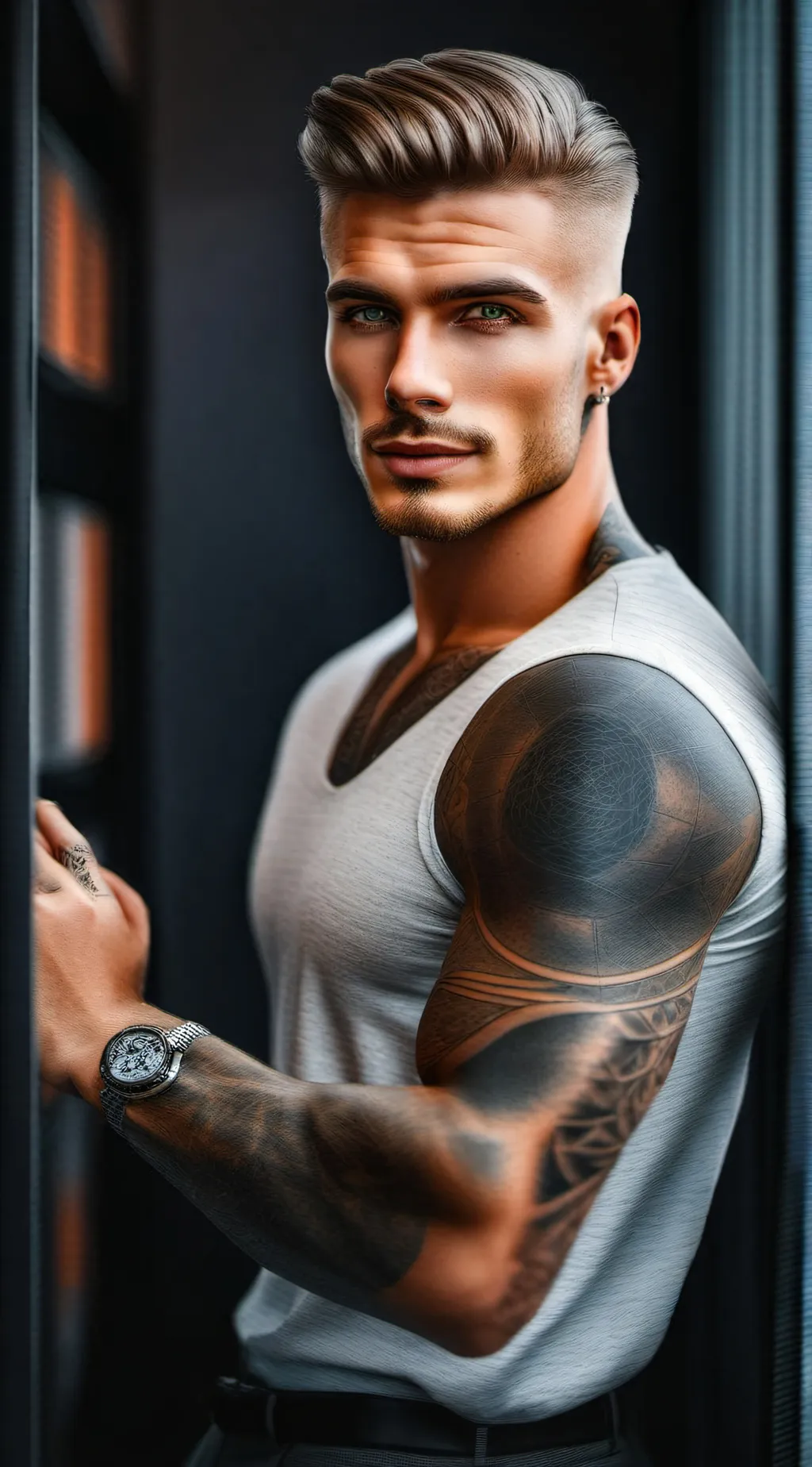 ai character: Marcus Diamond background
