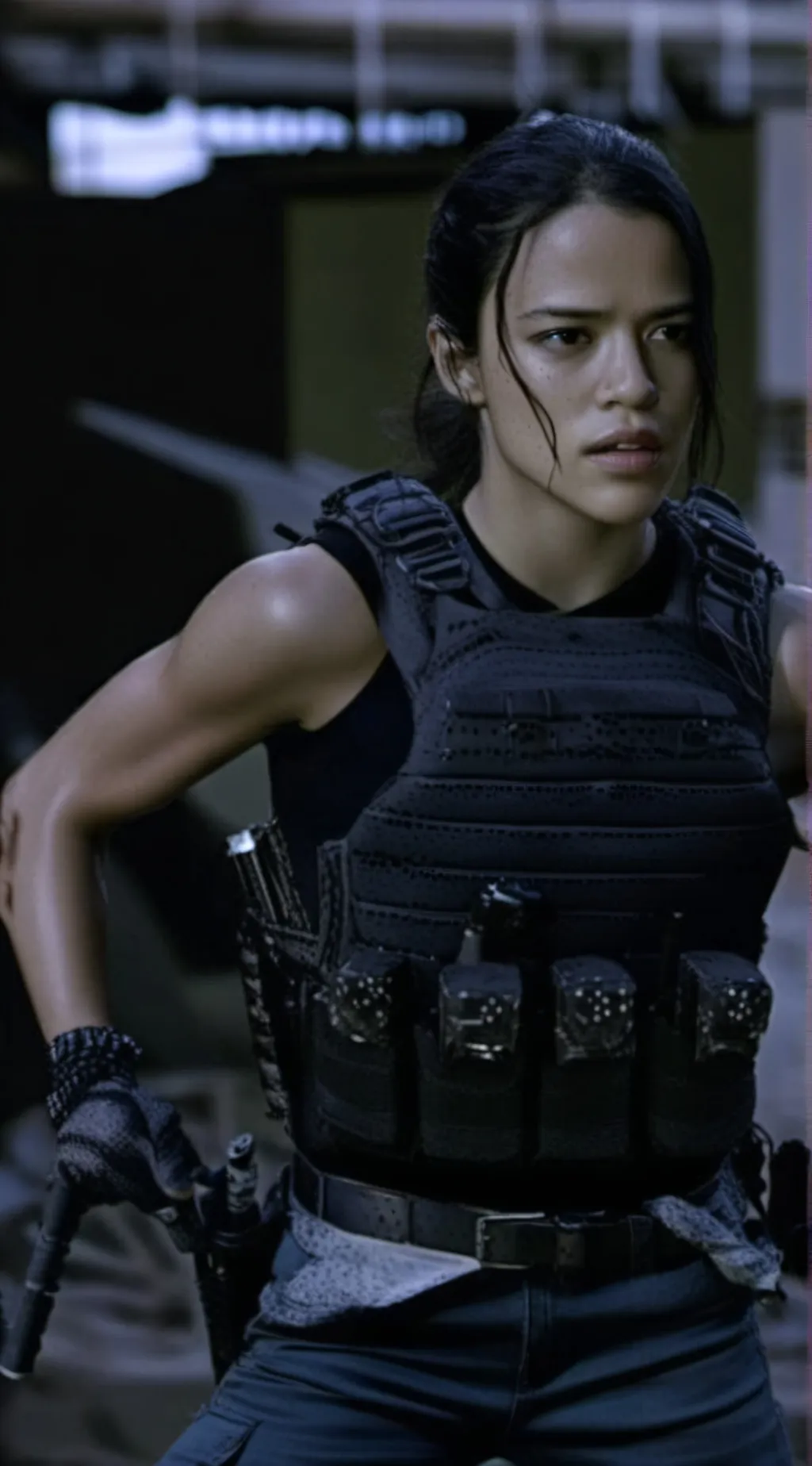 ai character: Rain Ocampo  background