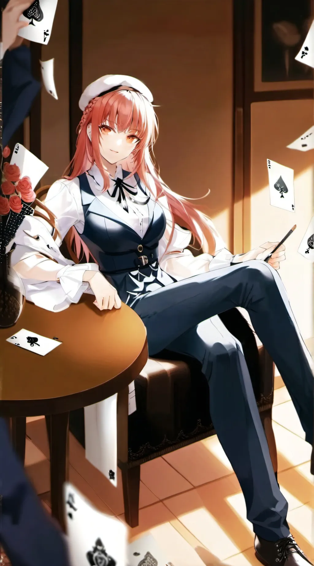 ai character: Makima background