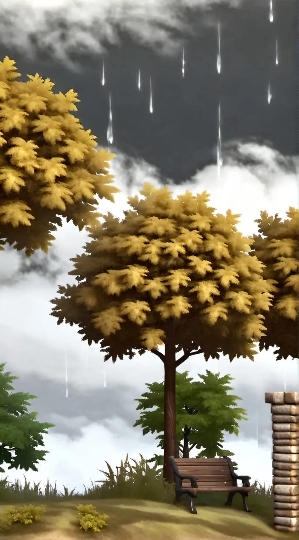 ai character: when you feel sad background
