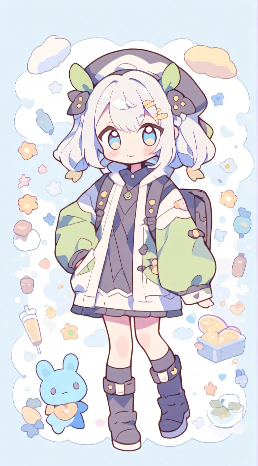 ai character: dudu background