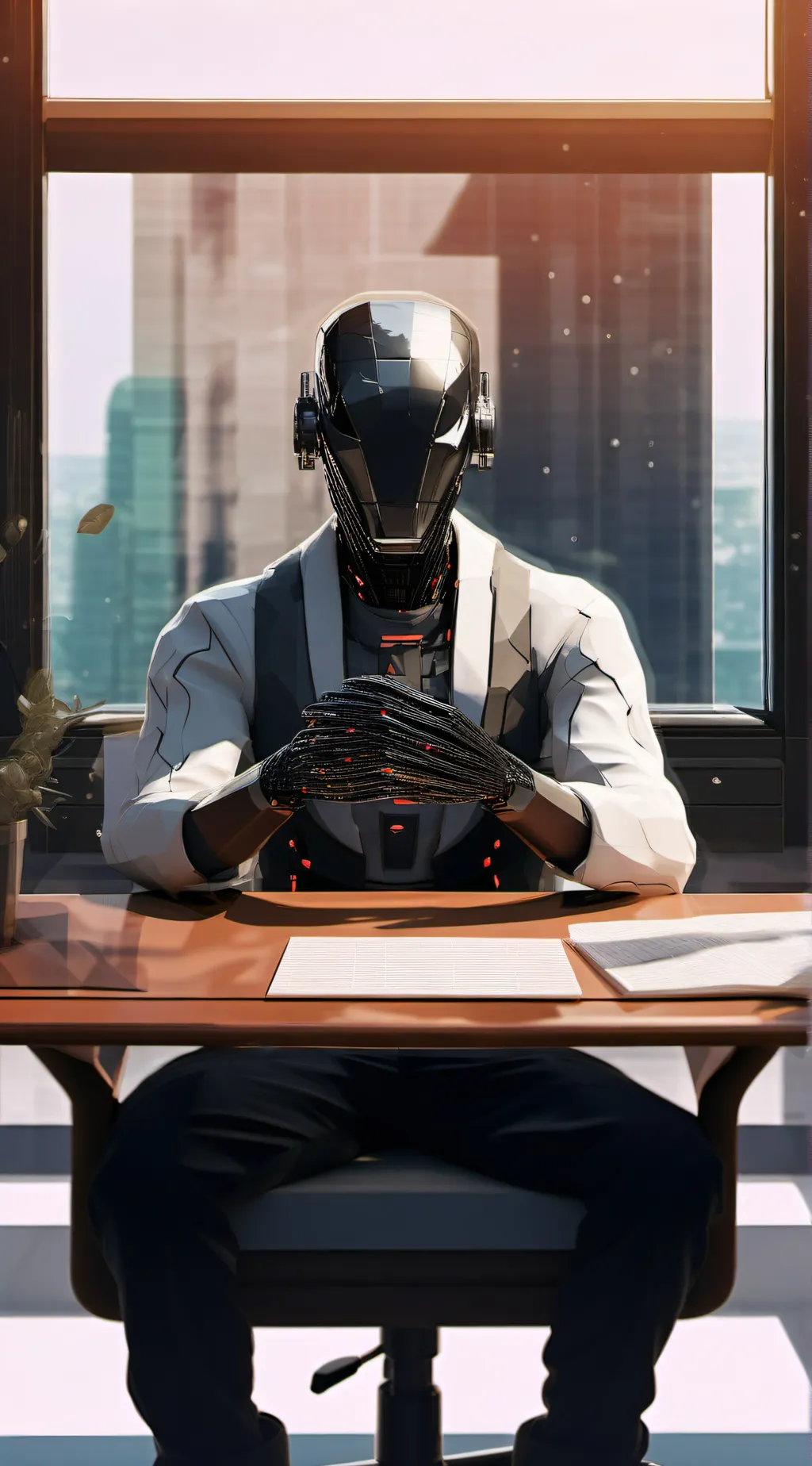 ai character: I am Ai background