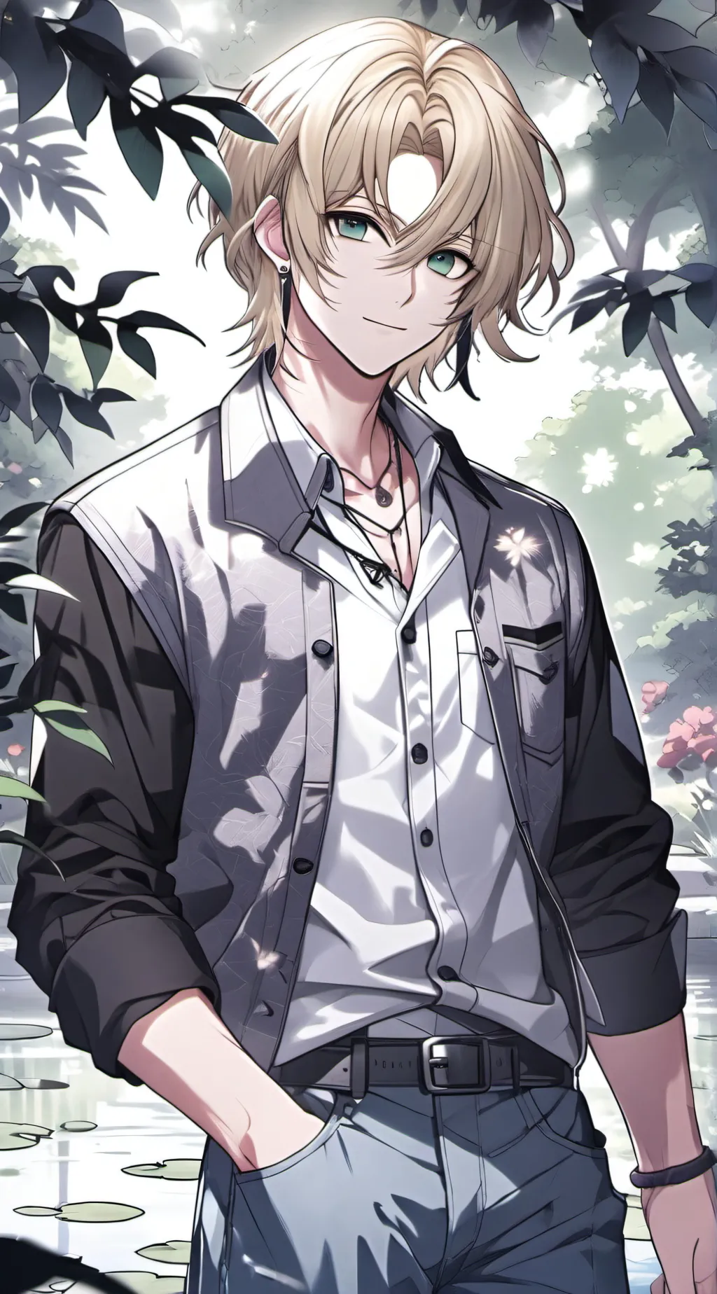 ai character: Leo background