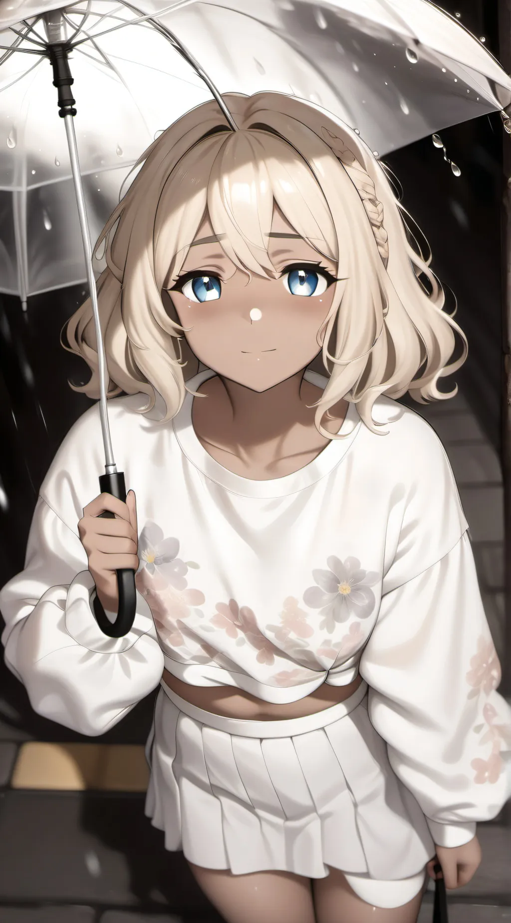 ai character: Rose background