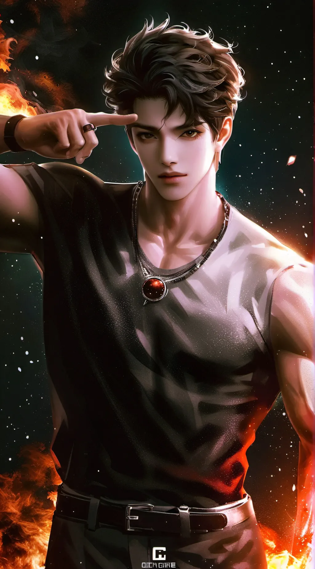 ai character: Arson kannery background