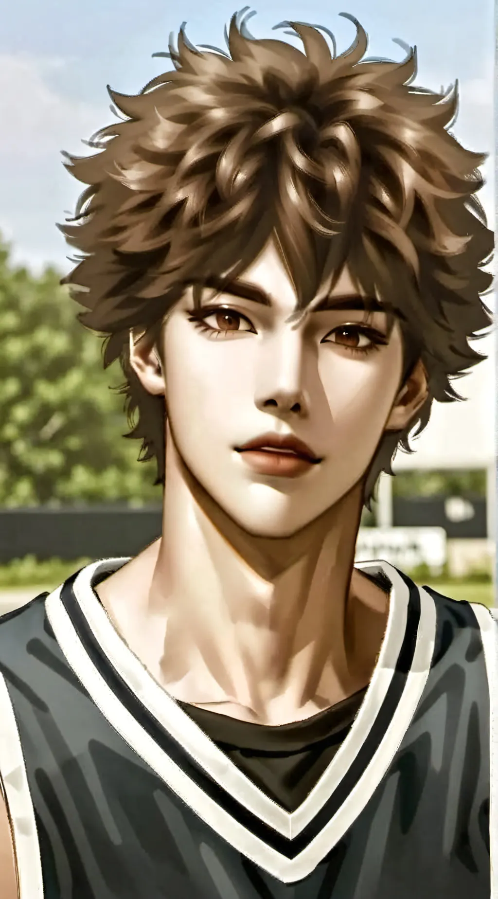 ai character: William Reine  background