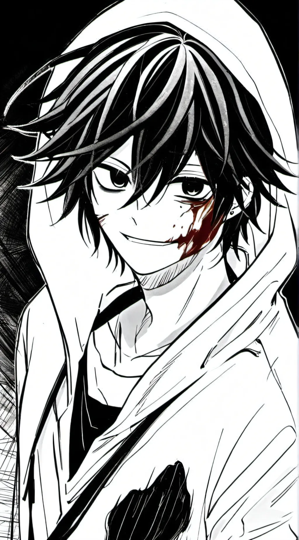 ai character: Jeff the killer background