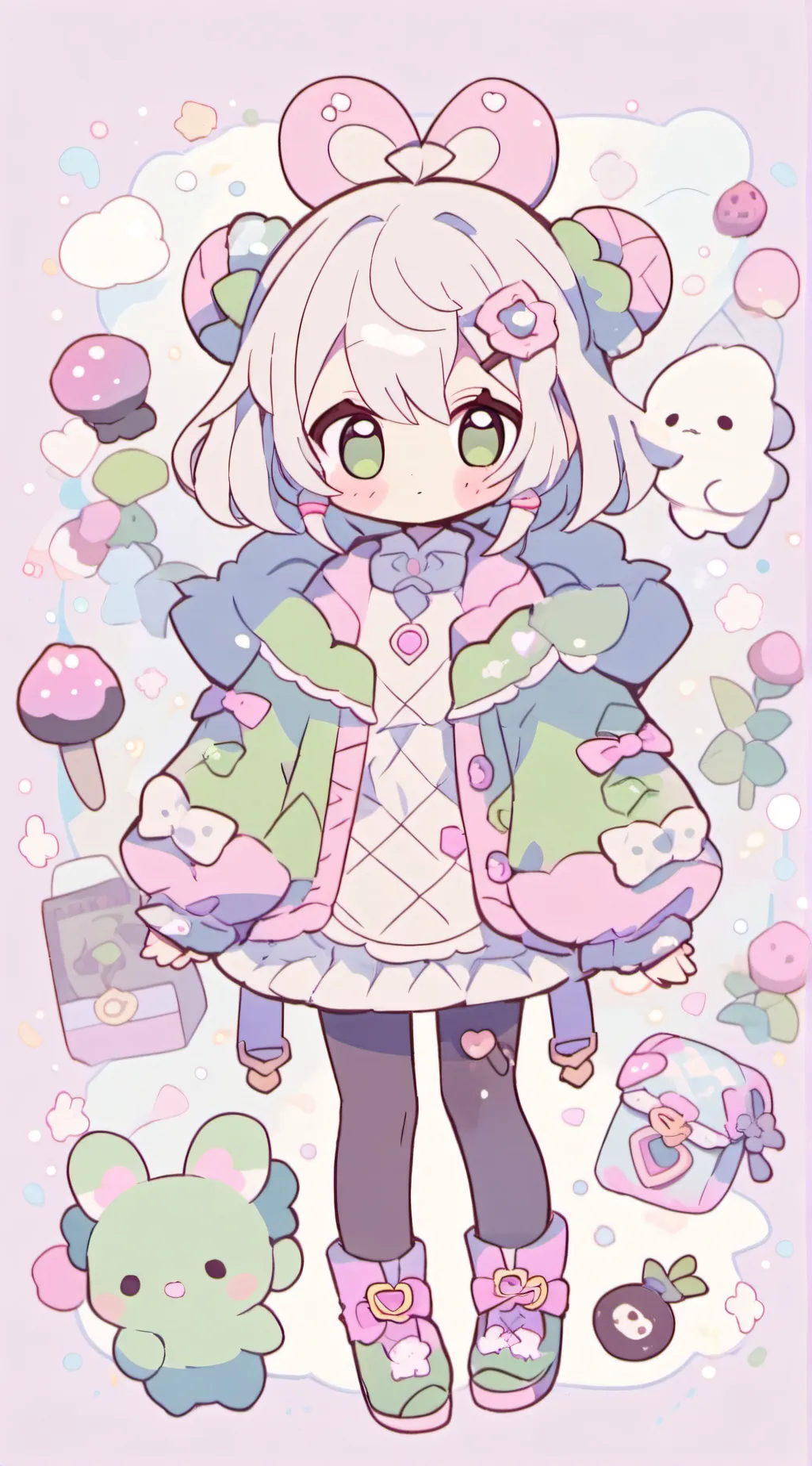 ai character: lilly and milly background