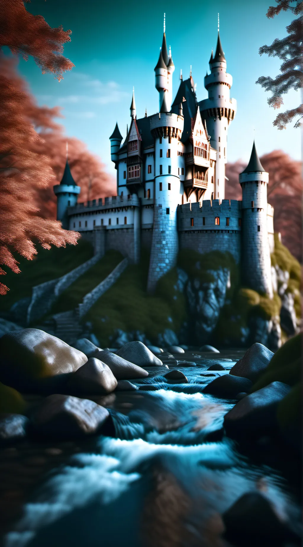 ai character: Hogwarts  background