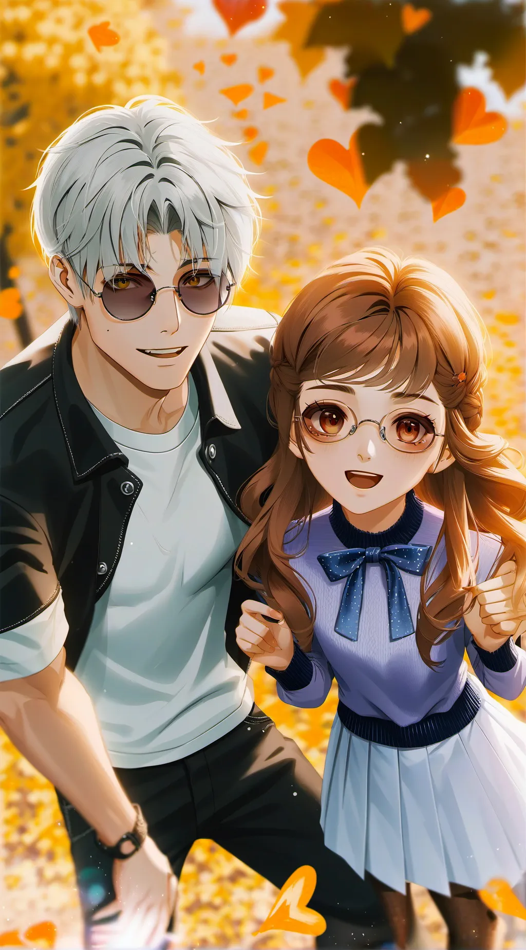 ai character: Sofía y ramon background