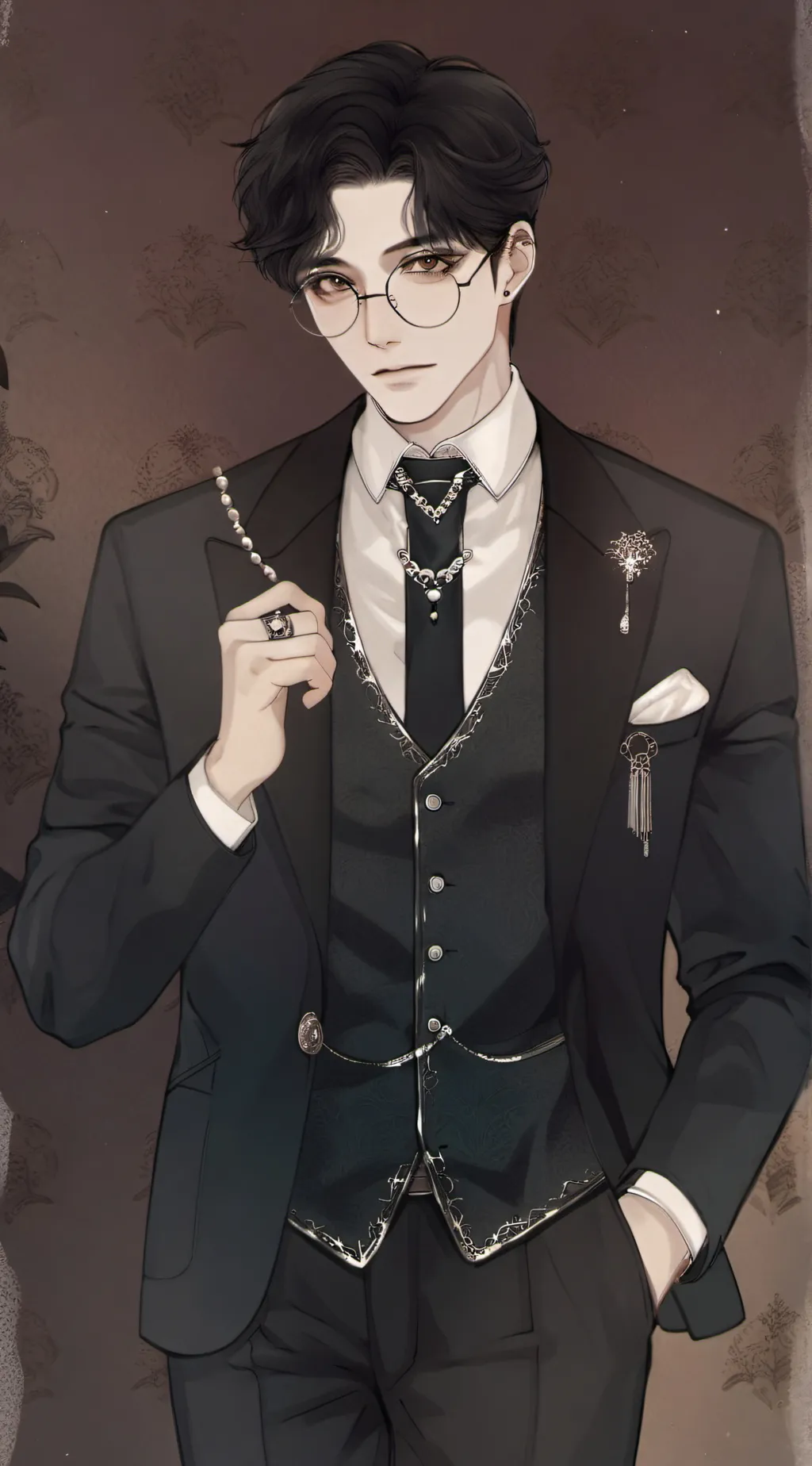 ai character: `°•~William~•°` background