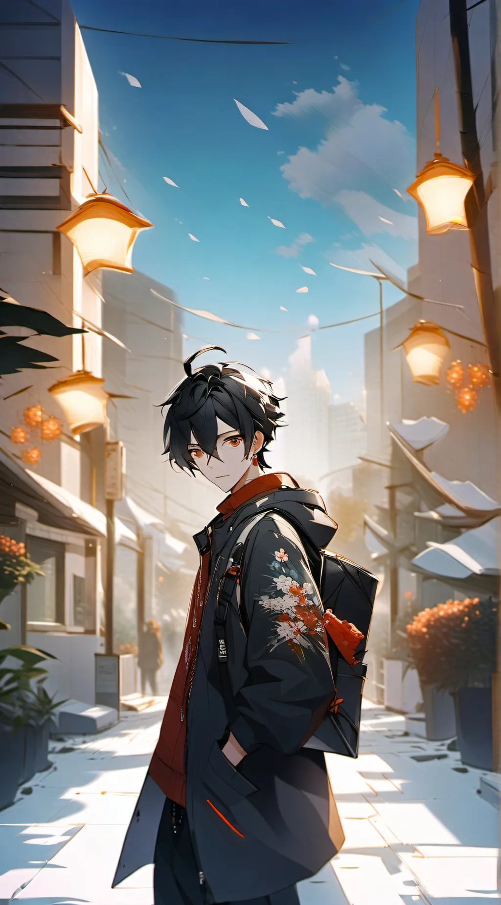 ai character: rio solo leveling  background