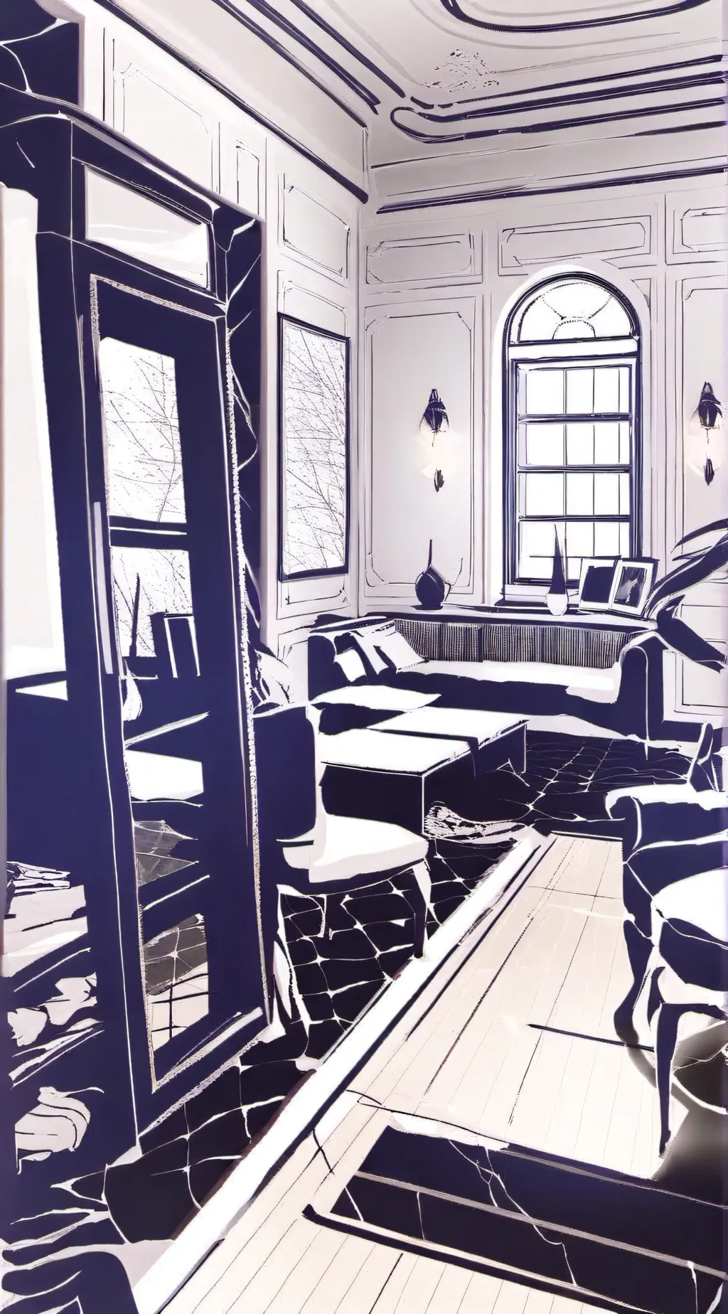 ai character: MHA panic attack background
