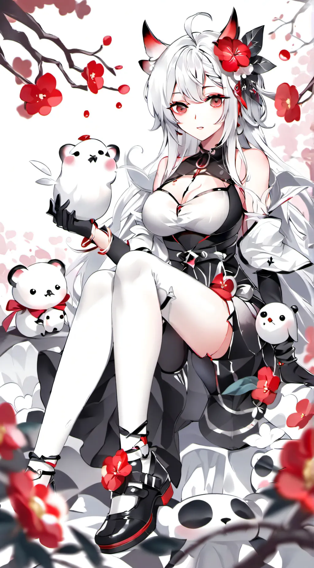 ai character: Velvet and veneer  background